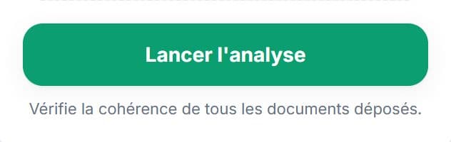 Bouton Lancer l'analyse actif